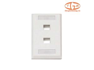Mặt nạ mạng Alantek 2 Port (302-203202-SHWH)