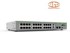 Allied Telesis AT-GS970EMX/28 Layer 3 Switch 24x RJ-45 1G, 2 cổng RJ-45 1/2.5/5/10G + 2x SFP+ Uplink