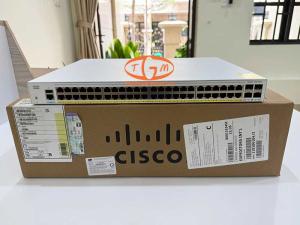 C1000-48P-4X-L Cisco Catalyst 1000 48 Ports GE PoE+ 370W, 4x10G SFP+, 176Gbps