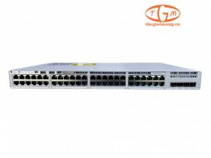 C9200L-48PL-4G-A Catalyst 9200L 48-port partial PoE+ 4x1G uplink Switch, Network Advantage
