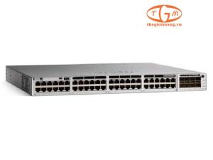 C9300-48T-M Catalyst 9300 48-port 1G copper with modular uplinks, data only, Meraki Advanced or Enterprise
