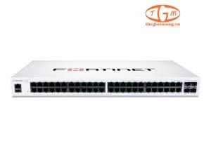 FS-148F FortiSwitch 48 Ports GE RJ45, 4 Ports 10G SFP+