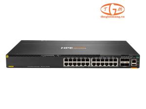 JL662A HPE Aruba Networking 6300M 24 port 1GbE Class 4 PoE and 4 port SFP56 Switch