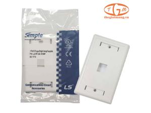 Mặt nạ mạng LS 1 port (LS-FP-US-1PORT)