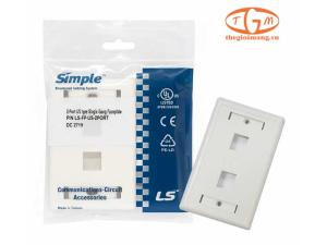 Mặt nạ mạng LS 2 port (LS-FP-US-2PORT)