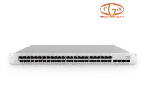 MS150-48T-4X Switch Cisco Meraki 48x 1GE RJ45, 4x 10GE SFP+ uplink, Cloud Managed