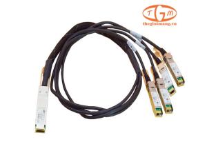 QSFP-4SFP25G-CU1M= Cisco 100G QSFP to 4xSFP25G Passive Copper Splitter Cable, 1-meter